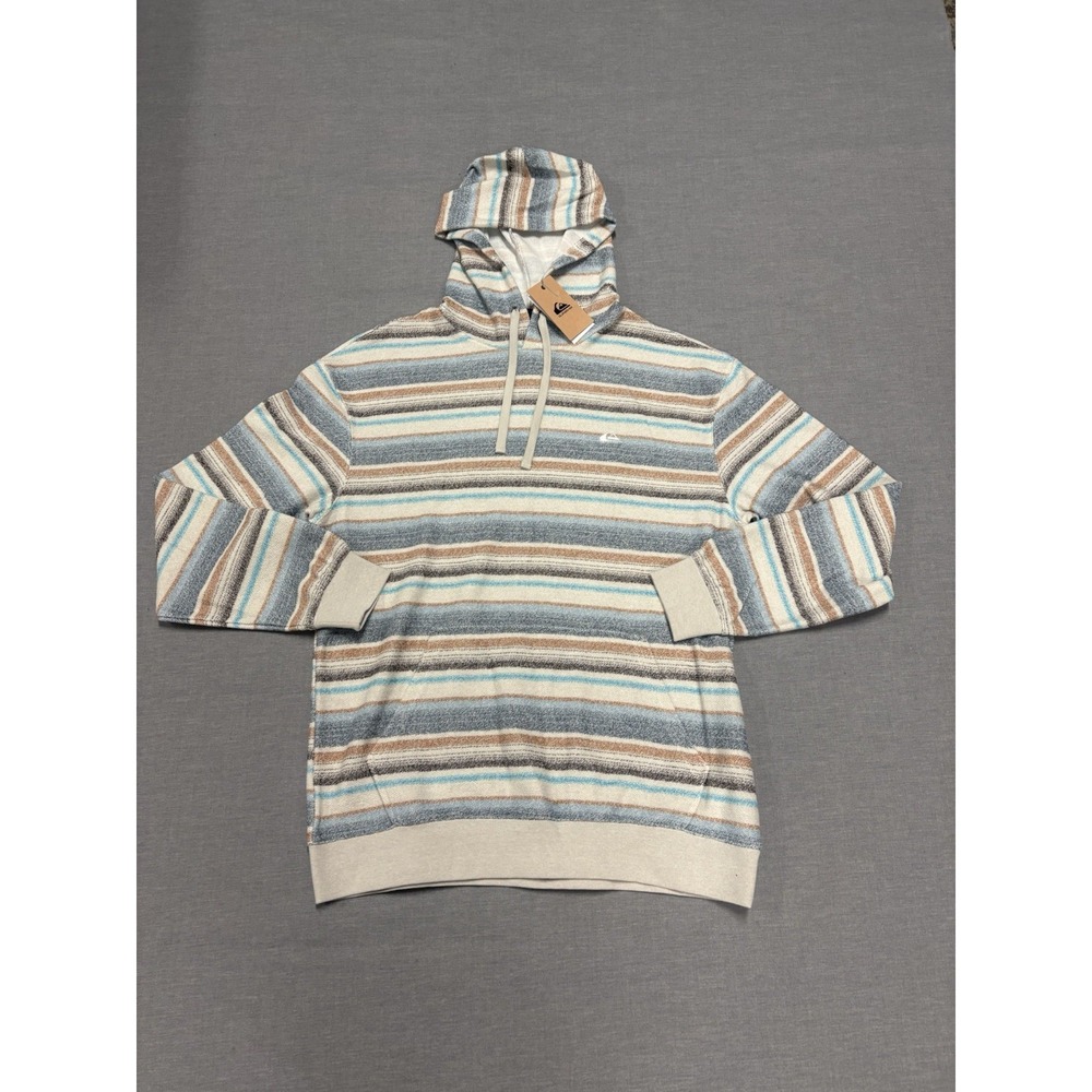 NEW Quiksilver Moonstruck Striped Hoodie Sweater Mens Large NWT